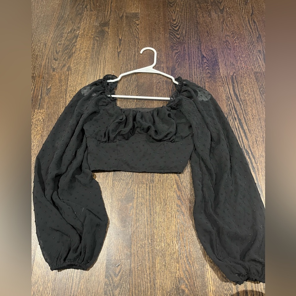 Square Neck Long Sleeve